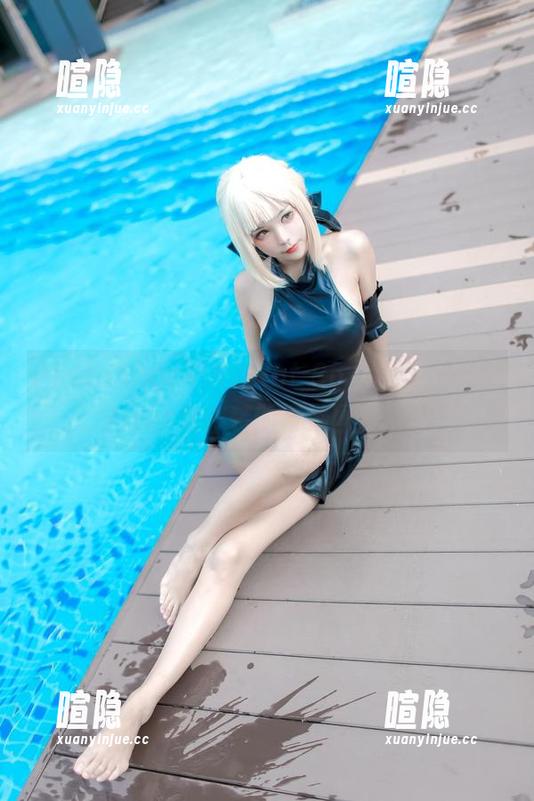Kitkat Cosplay PhotoShock!Kitkat Cosplay与贞德Alter女仆装的奇妙图库之旅